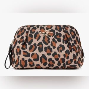 Kate Spade Chelsea Cosmetic Bag in Spotted Leopard Print